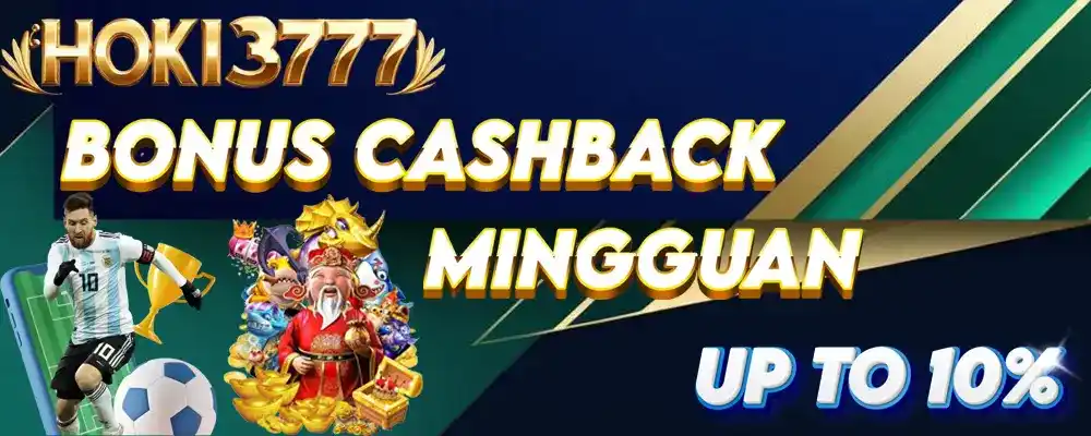 bonus cashback hoki3777